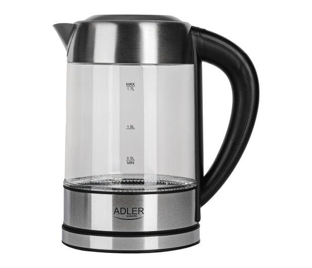 Adler Czajnik szklany 1,7 L z regulacją temp. - 1587339 - zdjęcie 3